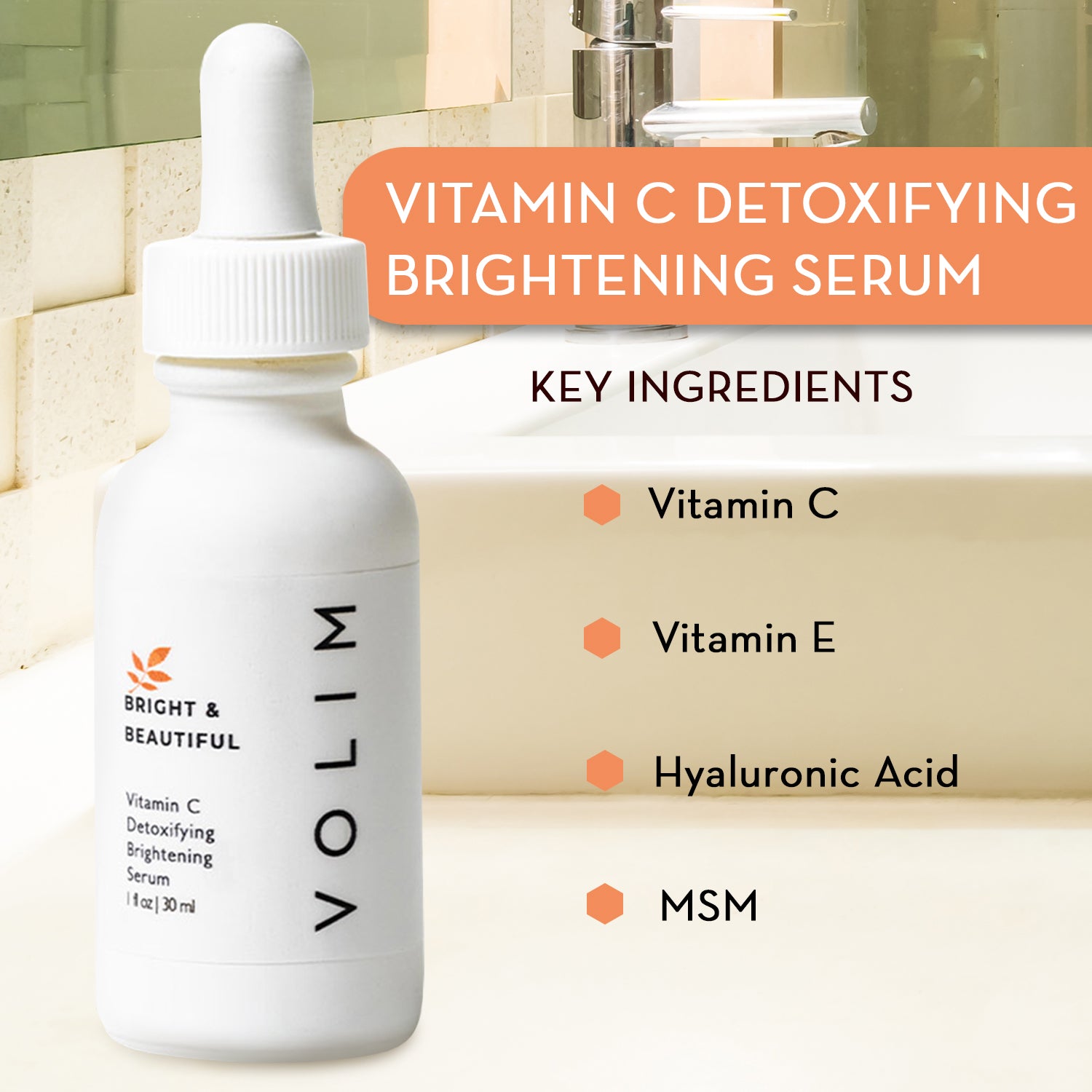 Bright & Beautiful Suero desintoxicante con vitamina C