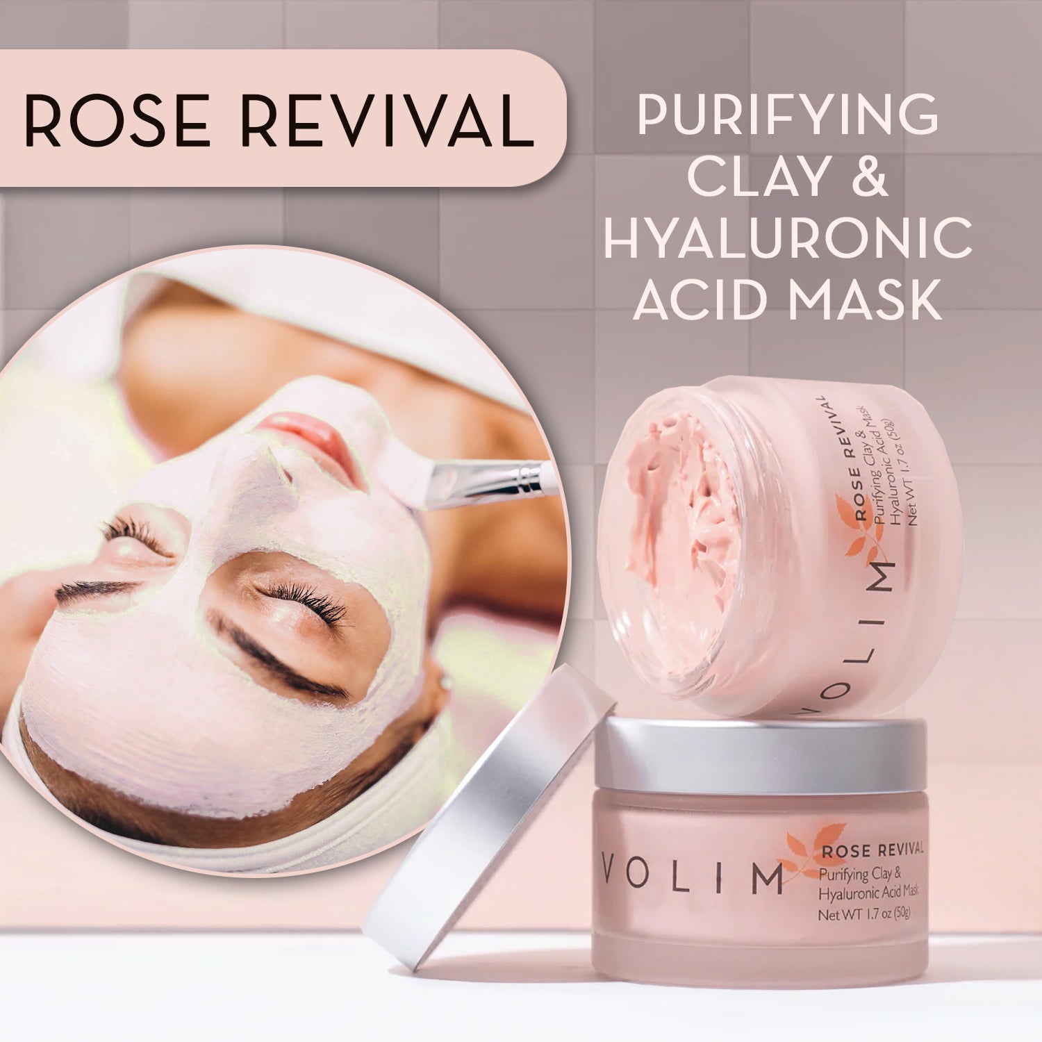 Mascarilla revitalizante de rosas