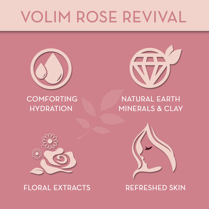 Máscara de renacimiento de rosas 